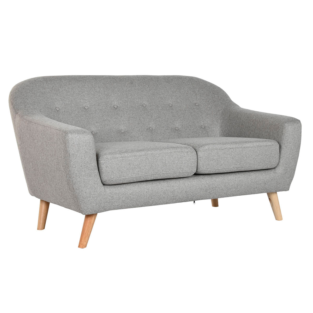 Canapé Home Esprit Gris Crème Scandi — 146 x 84 x 82 cm