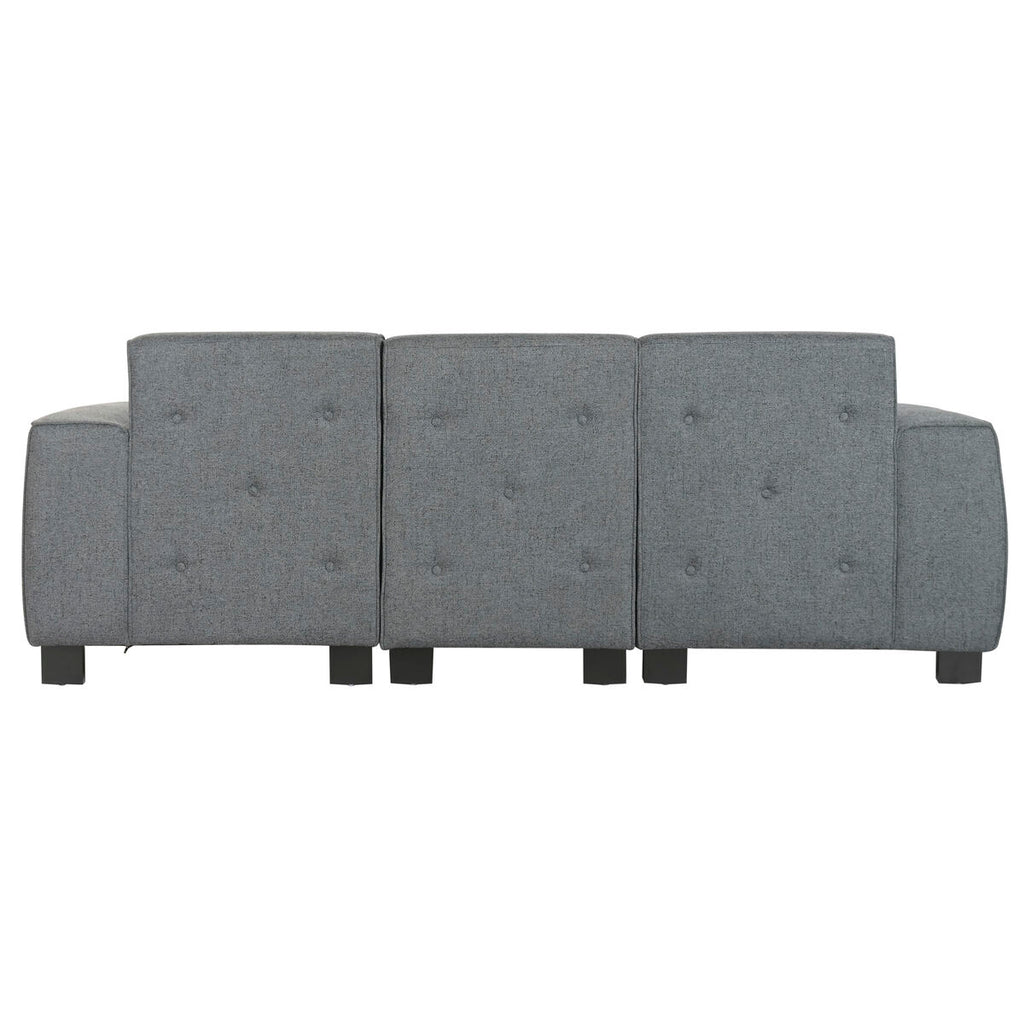 Canapé Home Esprit Gris Foncé Moderne — 231 x 170 x 82 cm