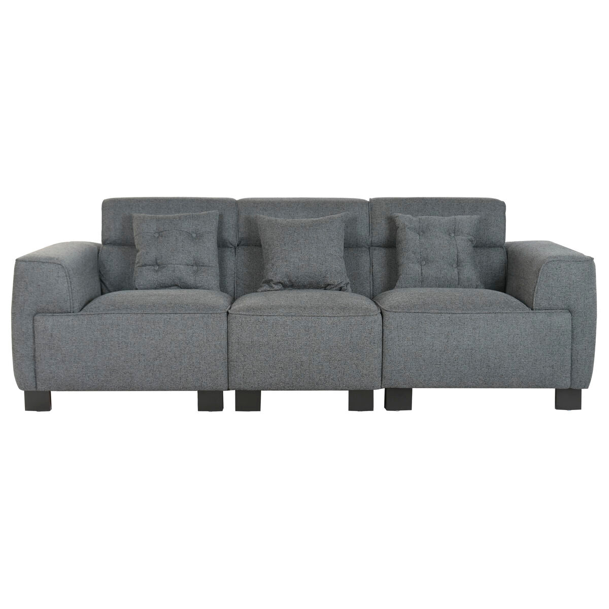 Canapé Home Esprit Gris Foncé Moderne — 231 x 170 x 82 cm