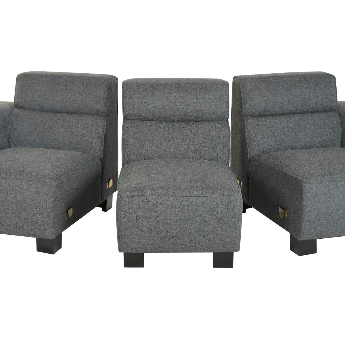 Canapé Home Esprit Gris Foncé Moderne — 231 x 170 x 82 cm