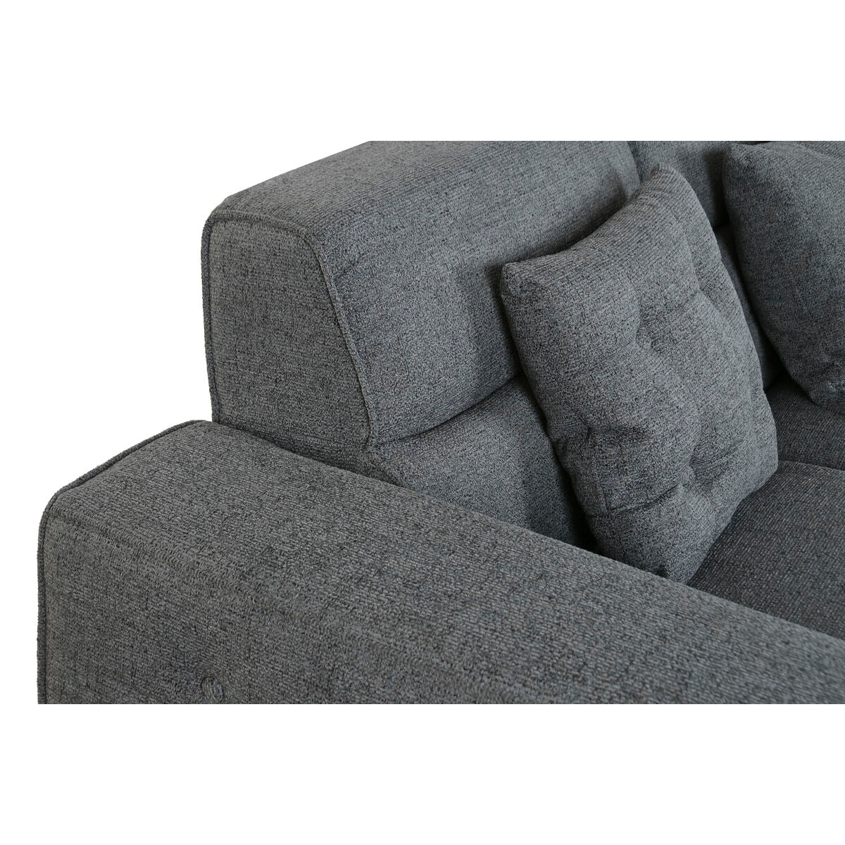 Canapé Home Esprit Gris Foncé Moderne — 231 x 170 x 82 cm