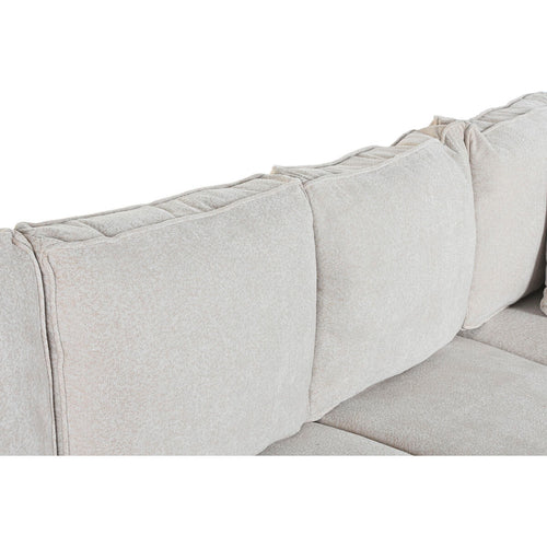 Canapé Convertible Beige Moderne — 285 x 260 x 90 cm