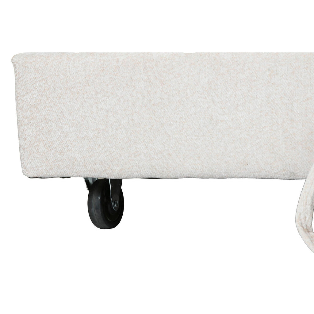 Canapé Convertible Beige Moderne — 285 x 260 x 90 cm