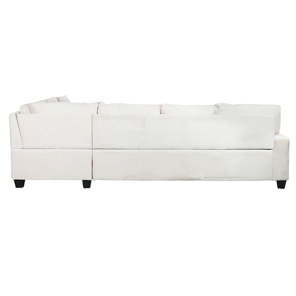 Canapé Convertible Beige Moderne — 285 x 260 x 90 cm