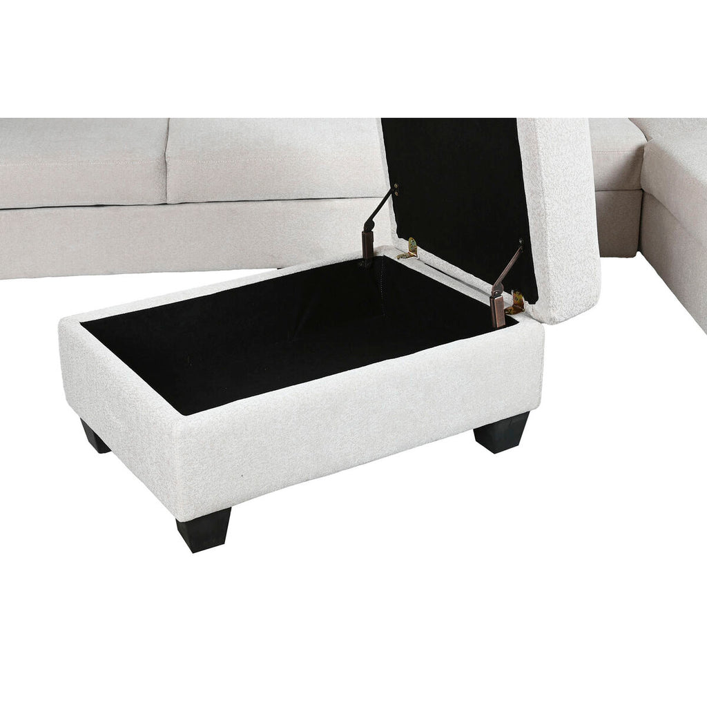 Canapé Convertible Beige Moderne — 285 x 260 x 90 cm