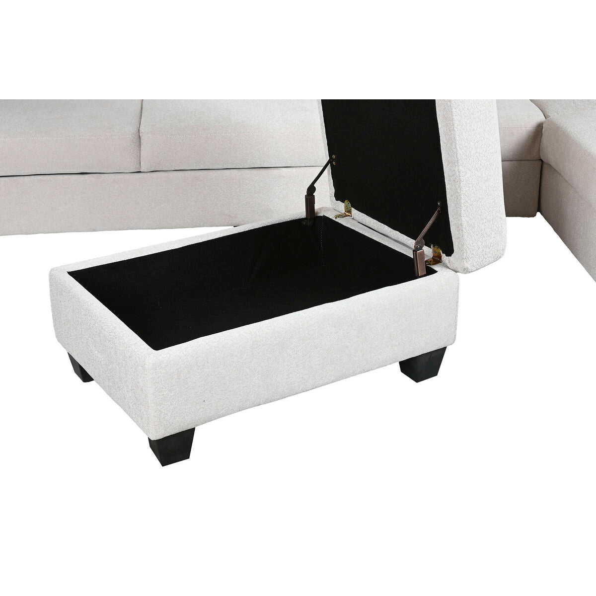 Canapé Convertible Beige Moderne — 285 x 260 x 90 cm