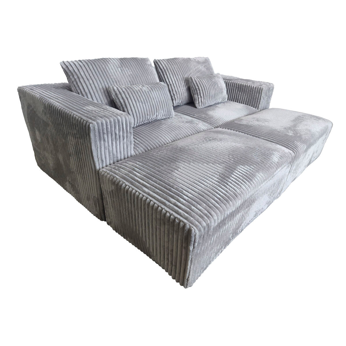 Canapé Home Esprit Gris Clair Scandi