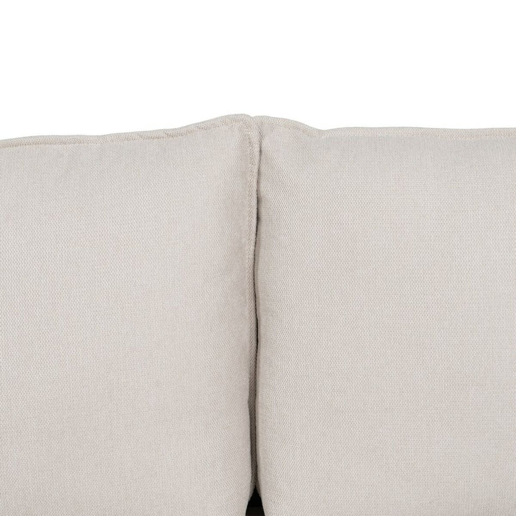 Canapé Beige Polyester Lin — 210 x 93 x 95 cm